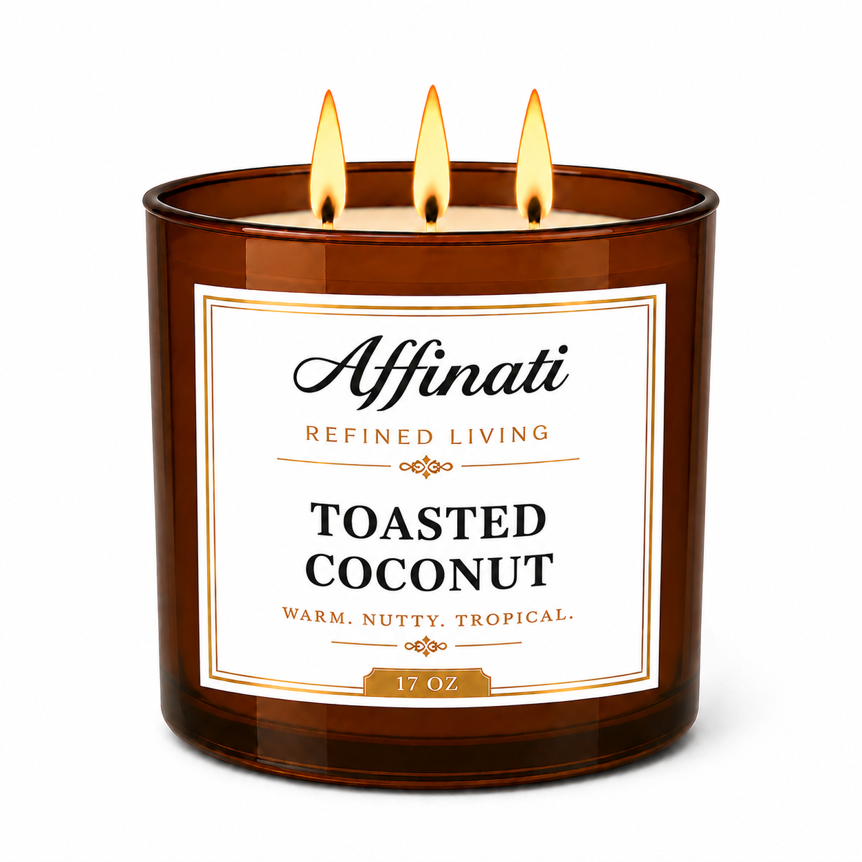 Toasted Coconut 3-Wick Candle