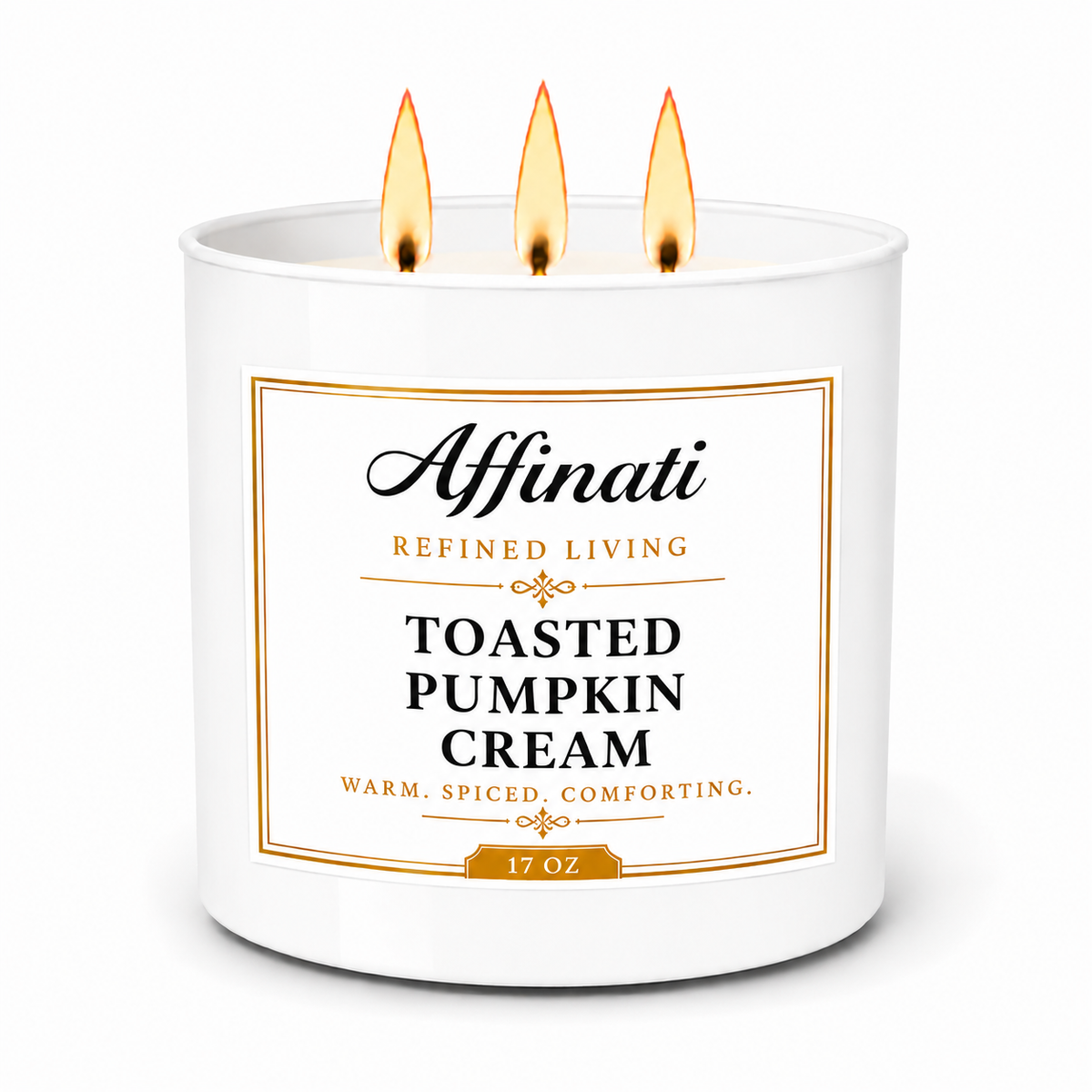 Toasted Pumpkin Cream 3-Wick Candle