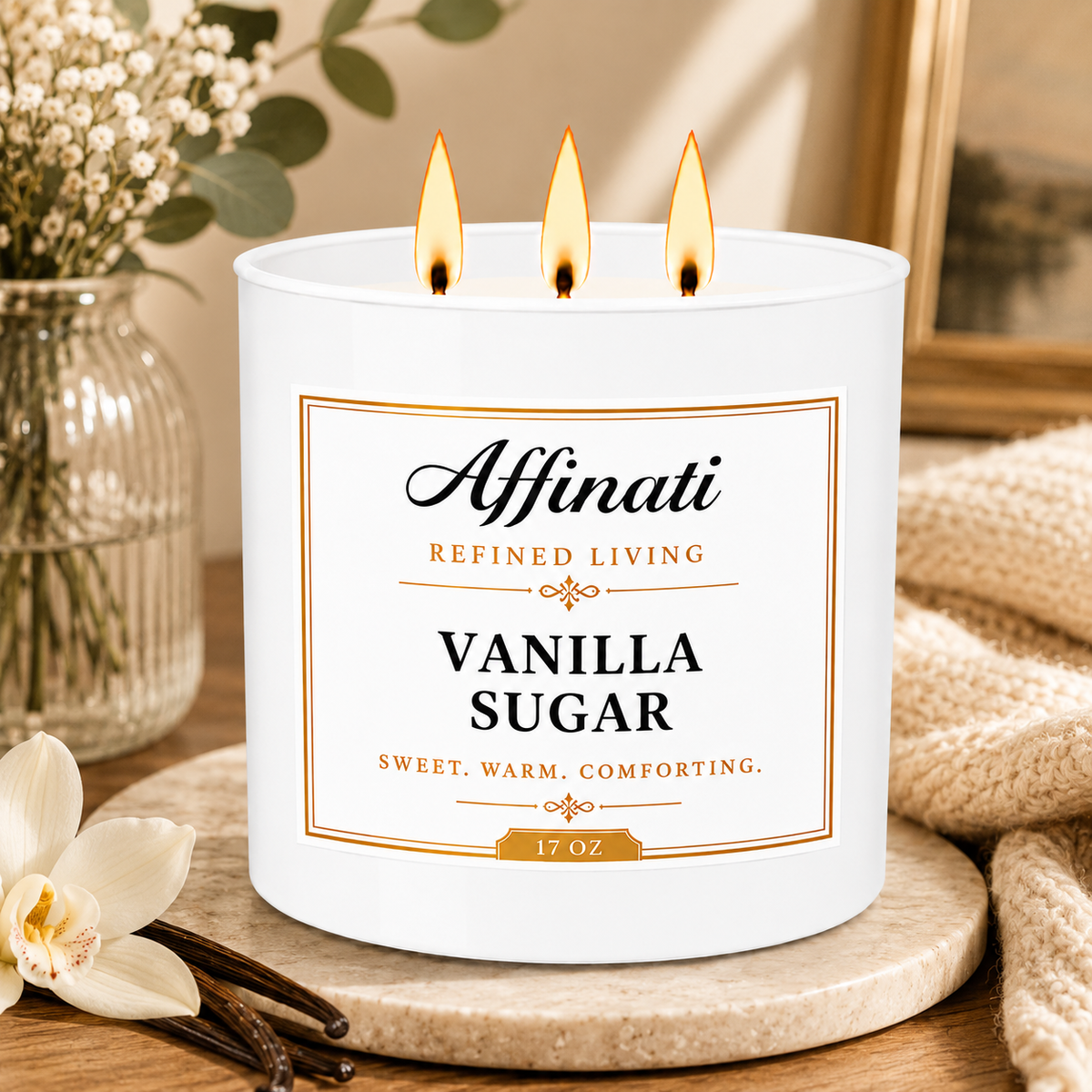 Vanilla Sugar 3-Wick Candle