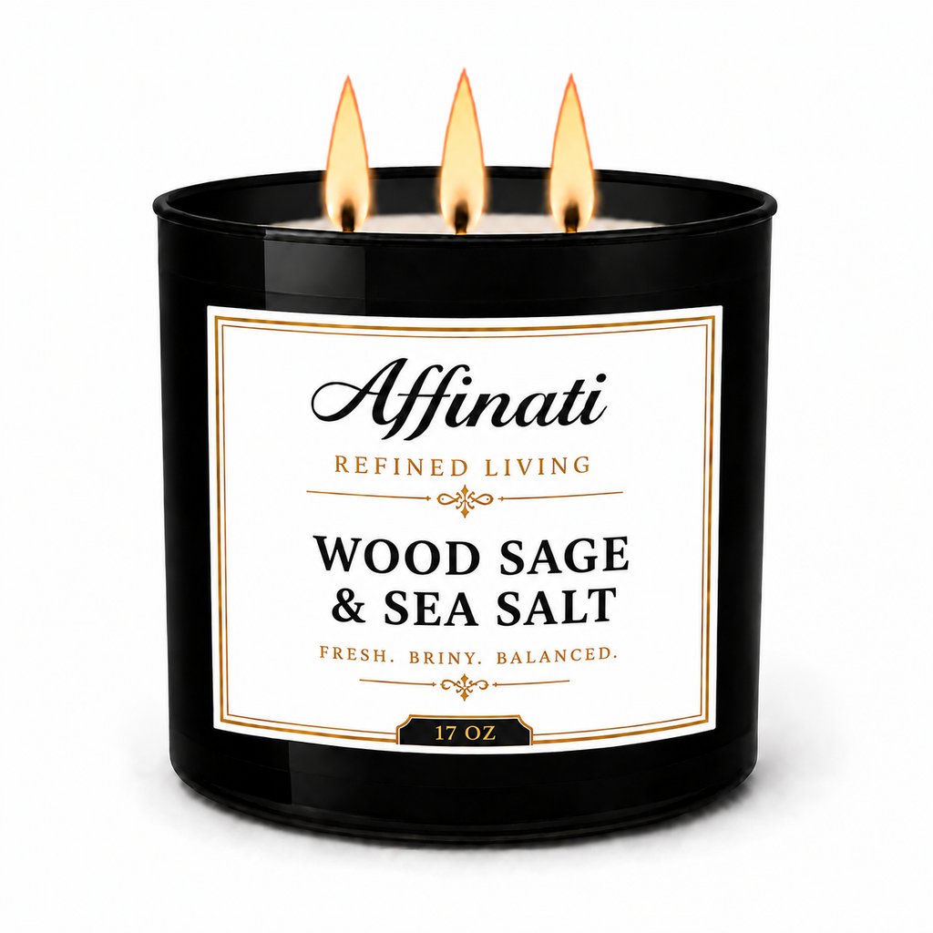Wood Sage & Sea Salt 3-Wick Candle