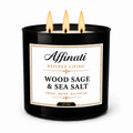 Wood Sage & Sea Salt 3-Wick Candle