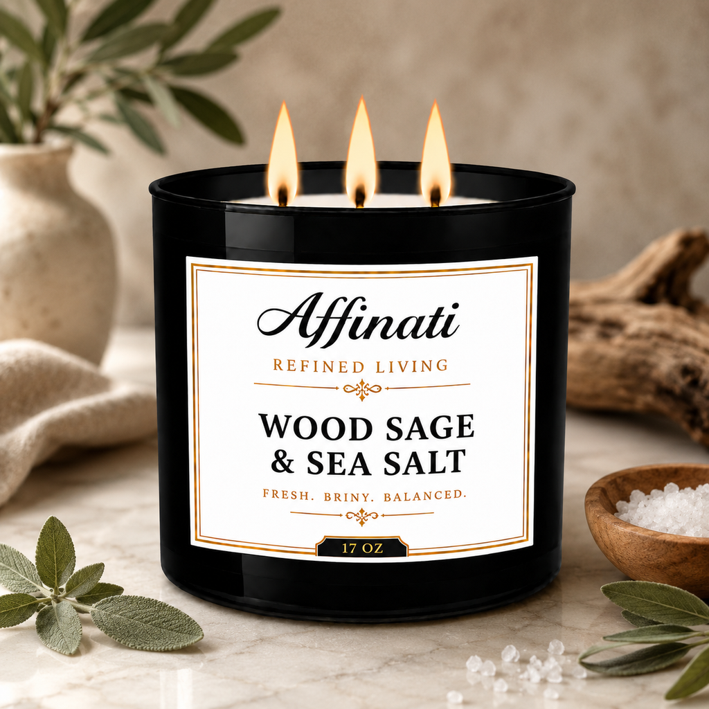 Wood Sage & Sea Salt 3-Wick Candle