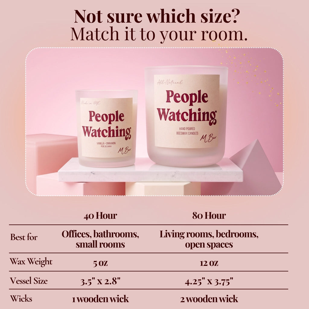 People Watching Candle