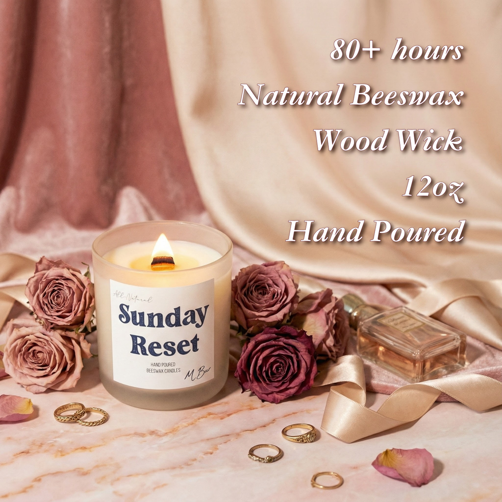 Sunday Reset Candle