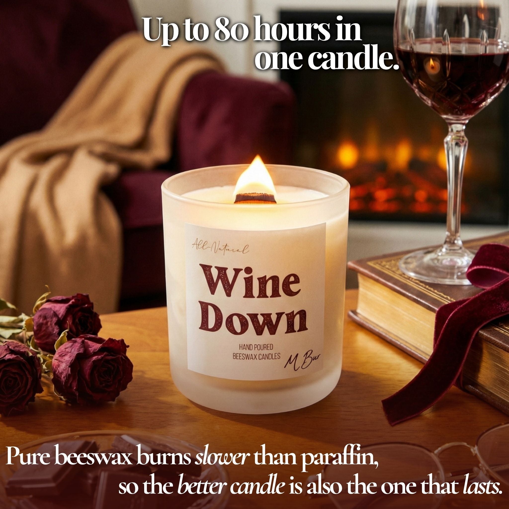 Wine Down Candle