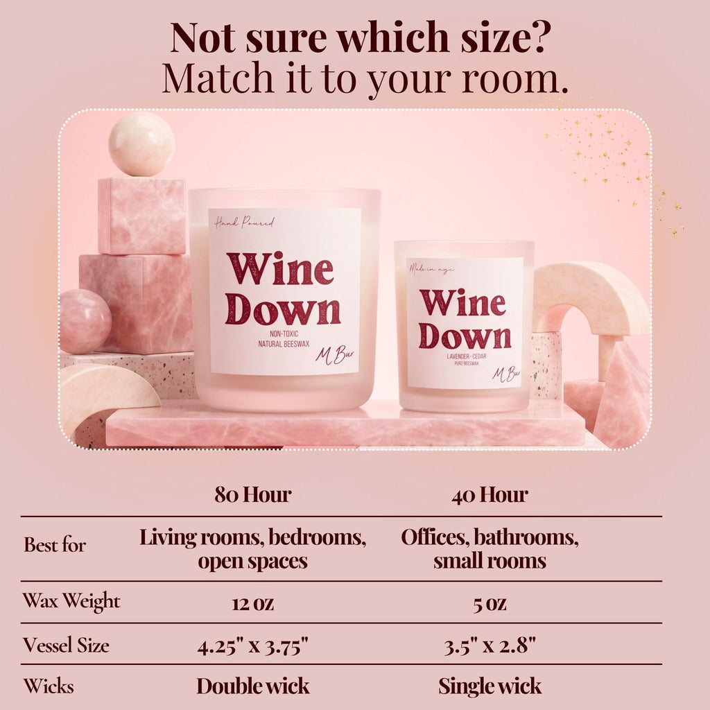 Wine Down Candle